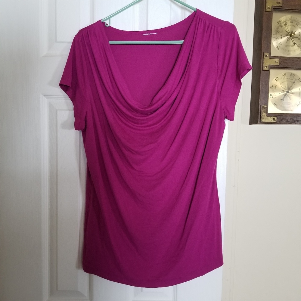 Swoop neck shirt